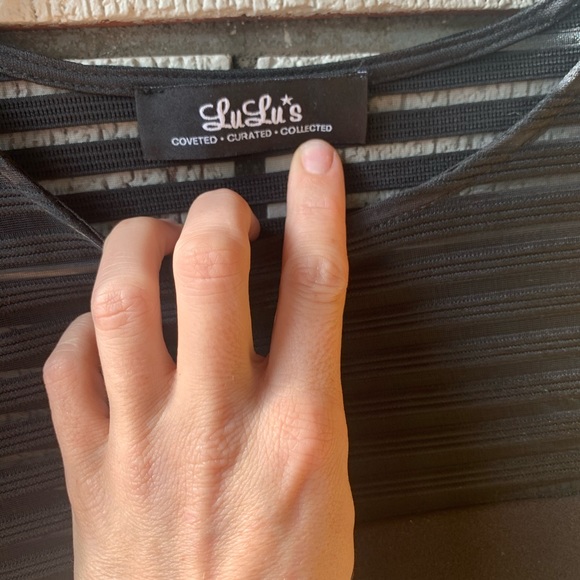 Sexy lulus black dress - Picture 6 of 6